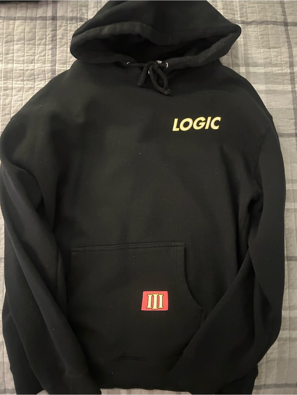 Logic Black Hoodie